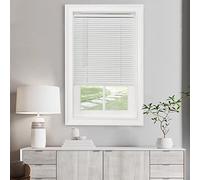 ACHIM Window Blinds, Vinyl, Pearl White, 27" W X 64" H