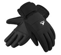 Achiou Kids Ski Gloves,Touchscreen Warm Snow Gloves for Children Girls Boys Skiing Cycling