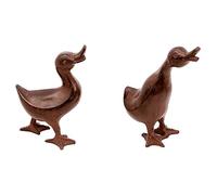 Achla Designs E-11 Ducks Statuary for Indoor and Outdoor Decorative use, Bronze