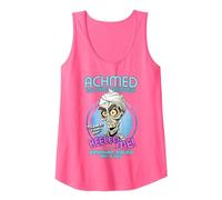 Achmed The Dead Terrorist Birmingham, England (2022) Tank Top, Women, Neon Pink, Small