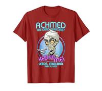 Achmed The Dead Terrorist Leeds, England (2022) T-Shirt, Men, Cranberry Red, Medium