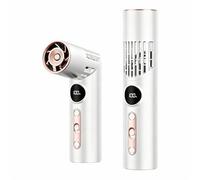 AChoice4U Portable Handheld Fan,USB Rechargeable Personal Fan with flashlight,100-Speed Precision,18000rpm High-Speed Motor, 1800mAh Ultra Light portable Fan for Travel/Outdoor/Gift/Makeup (White)