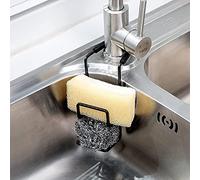 Achoulei Sink Caddy Sink Sponge Holder - Faucet Rack Shower Tray - Kitchen and Bathroom Metal Organizer Hanging Fix Around Faucet