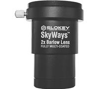 Achromatic 2X Barlow Lens Pro Slokey SkyWays - Superior Optical Quality with FMC and Anti-Reflective Treated Lens for a Sharp, Crisp, Clear Image - Super Light, Compact and Durable (1.25")
