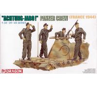 Achtung-Jabo Panzer Crew (France 1944) 1:35 Figure Plastic Model Kit
