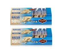 Achva Tahini Bars - Vanilla Sugar Free - Natural Source of Protein, Super Seed, Gluten Free, Nutritious Bars - 2 packs (22x25g)