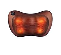 ACi Car and Home Massage Pillow for Body Car Cushion Neck Back Shoulder Heat Deep Relax Pain Home Office Massager Electric Relief Shoulders Legs Foot Leather Muscle Relaxation