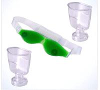 ACi Eye Mask 1 Aloe Vera Cool Gel Eye Mask with 2 Pc Eyes Wash Cup Kit