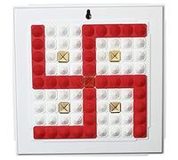 ACi Pyramid Plastic Swastik With Powers Of 729 Pyramids In Grid Of 81 Pyramid, Multicolour