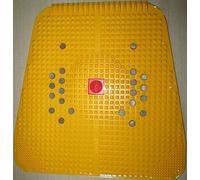 ACi SUPERMAT 2000 with Acupressure Magnets and Pyramids for Pain Relief and Total Health Mat (Red)