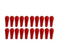 Acid and Alkali Resistant Latex Cap, Red Dropper Bottle Cap, Latex Head Cap, Suitable for 6 7 8mm Dropper, Pack of 10/20 (20PCS)