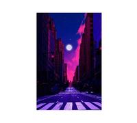Acid Dream in New York Canvas Poster Bedroom Decor Landscape Office Room Decor Gift Unframe: 16x24inch(40x60cm)