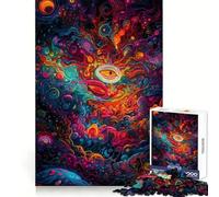 Acid Dreamscape Jigsaw Puzzles for Adults1000 Pieces DownTime Game Calm Daily Fun Challenge Nice Art (38x52cm)