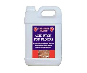 Acid Etch Concrete solution for preparing and cleaning floors prior to painting (5L)