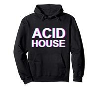 Acid House Music Vaporwave Glitch EDM Lover DJ Acid House Pullover Hoodie
