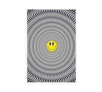 Acid Room Psychedelic Visual Illusions, Psychological Art Canvas Poster Bedroom Decor Landscape Office Room Decor Gift 8" L X 12" W