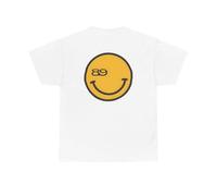 Acid Smiley 89 Division T-Shirt | 90s House Music Club Culture Graphic Tee (UK, Alpha, M, Regular, Regular, White)