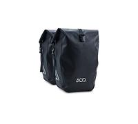acid Travlr Pure 20/2 Bicycle Pannier Rack Bag Set Black