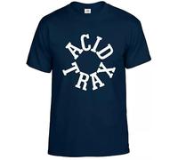 Acid Trax T-Shirt Men's Funny Acid House Chicago DJ Club Rave Tee Top