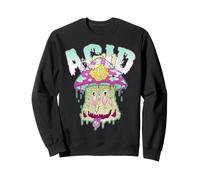 Acid Trip Magic Mushroom Funny LSD Grass Stoner Sweatshirt
