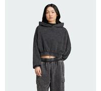 Acid-Wash Crop Hoodie