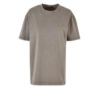 Acid Wash Oversized T-Shirt Build Your Brand True Black XL