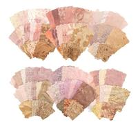 Acidea 168 Sheets ScrapbookPaper, 6 Pack Embossed Textured Paper Assorted Set, Vintage Scrapbooking Paper for DIY Junk Journal Scrapbooking Collage Card Embellishment Materials