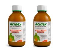 Acidex Liquid Peppermint 500 ml Sugar Free Indigestion Relief Fast Acting Heartburn Indigestion Acid Reflux & Nausea Relief Suitable for Pregnancy & Breast Feeding Pack of 2
