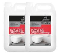 Acidic Toilet Cleaner & Limescale Remover - 2 x 5 Litre Premium