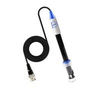 Acidity Monitor Electrode Probes 0-14 for Routine Liquid Review, Water Meter Probes with Cord Protective Meter with Cord for Water