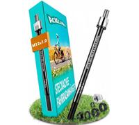 ACIELANNA Thru Axle Adapter M12 x 1.0/1.5/1.75-160-178 mm Thru Axle with Bicycle Axle Adapter, Adjustable Shaft Length, Thru Axle Compatible with Most Bicycle Trailer Couplings