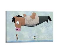 ACIFHGUE Bojack Horseman Anime TV Show Poster Poster Decorative Painting Canvas Wall Posters And Art Picture Print Modern Family Bedroom Decor Posters 12x18inch(30x45cm)