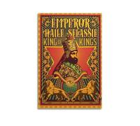 ACIFHGUE Emperor Haile Selassie Poster Poster Decorative Painting Canvas Wall Posters And Art Picture Print Modern Family Bedroom Decor Posters 24x36inch(60x90cm)