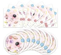 ACIYHN 40Pcs Outer Space Birthday Decorations Pink Moon Star Galaxy Planet Tableware Set Disposable Plates Napkins Serves 20 Baby Shower Two The Moon Birthday Girl Party Decorations