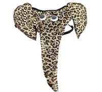 Acizi Men's Sexy Low Waist Long U Bulge Pouch Elephant Trunk Underwear Briefs (Leopard)