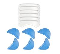 Ack of 6 Clear Adhesive Heel Guards and Soft Toe Cap for All Types of Footwear Bubble Mattresses
