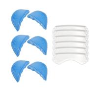 Ack of 6 Clear Adhesive Heel Guards and Soft Toe Cap for All Types of Footwear Comfortable Shoe Inserts
