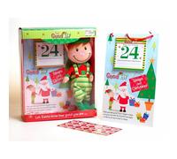 Ackerman Good Elf Christmas Advent Calendar with Plush Toy & Behaviour Stickers Ackerman Multicolor