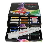 Ackermann Sewing Thread Box, Polyester, Black, 23 x 20 x 7.5 cm 23 x 20 x 7.5 cm