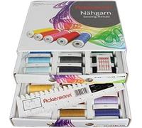 Ackermann White Polyester Sewing Thread Box, 23 x 20 x 7.5 cm 23 x 20 x 7.5 cm W