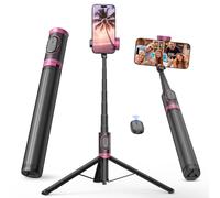 ACKIMA 67" Selfie Stick Tripod, All in One Phone Tripod with Wireless Remote, Extendable Compact Tripods Portable Travel Stand for iPhone Android Selfie/Video Recording/Live Stream/Vlog