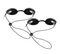ACKKOR 2 Pairs Tanning Goggles for Red Light Eye Protection, Sunbed Goggles for Women Eyewear for Sunbathing IPL LED Light Process