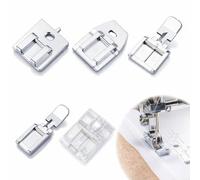 ACKKOR 5 Pcs Presser Feet, Sewing Machine Presser Foot Set for Sewing Machine & Zipper Practical Accessories for Low Shank Household Machines