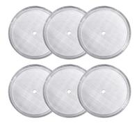 ACKLLR 6 Pack French Press Replacement Filter Screen,4 Inch, Reusable Stainless Steel Mesh Filters for Universal 1000 ml / 34 oz / 8 Cup French Press Coffee Makers and Tea Machines