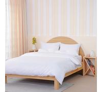 Ackly Bamboo Duvet Cover King Size - 400 Thread Count - King Duvet Cover with Zipper Closure - Luxuriously Soft and Hypoallergenic - White Duvet Cover only