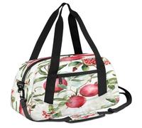 Ackutea Pomegranates On The Pomegranate Tree Kids Duffle Bag Boys Girls for Overnight Travel Gym Sport, Small Duffle Bag for Kids