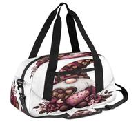 Ackutea The Heart-Shaped Dwarf Who Covers His Eyes Kids Duffle Bag Boys Girls for Overnight Travel Gym Sport, Small Duffle Bag for Kids
