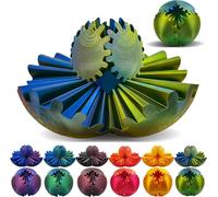 Ackygetrich 3D Printed Ball - Gear Sphere Fidget Toy for Stress and Anxiety Relief Desk Toy - Green