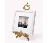 ACL Brass Easel Display Stands - Versatile Practical Tool for Artists - Stable Platform for Art Deco, Paintings, Pictures, Decorative Plates, Wedding Signs, Sketching, displaying Artwork - 9"