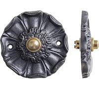 ACL Doorbell Push Button - Flower Design - Hardware - Electric Bell - Vintage Style - Two Wired - Easy Installation